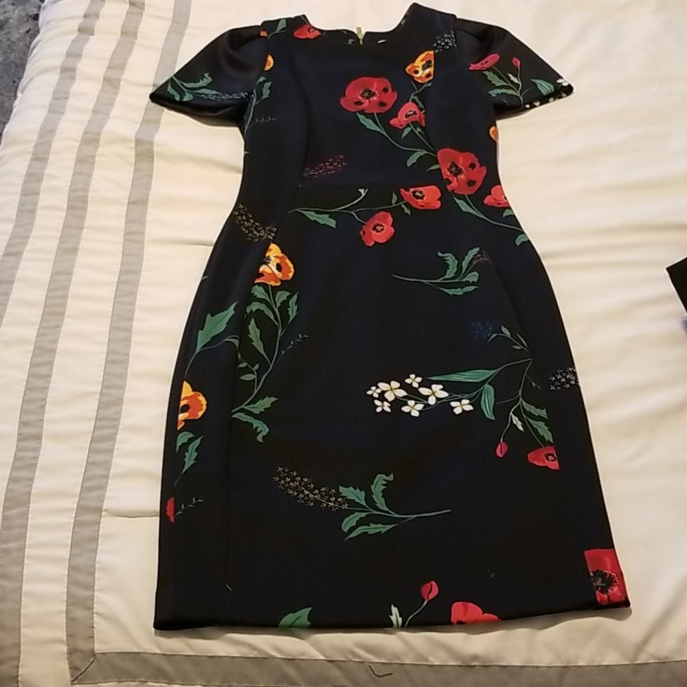 Calvin Klein floral dress.